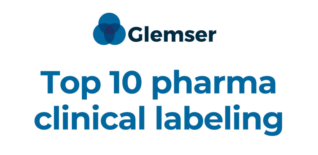 Top 10 pharma clinical labeling